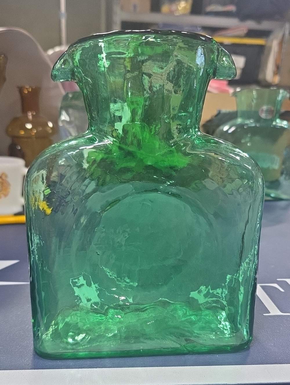 Blenko Sea Green Water bottle